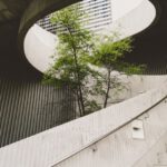 Sustainable Design - architectural photography of concrete stair